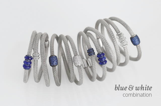 Silver Combination LOL Blue-and-white | ECLAT Preziosi