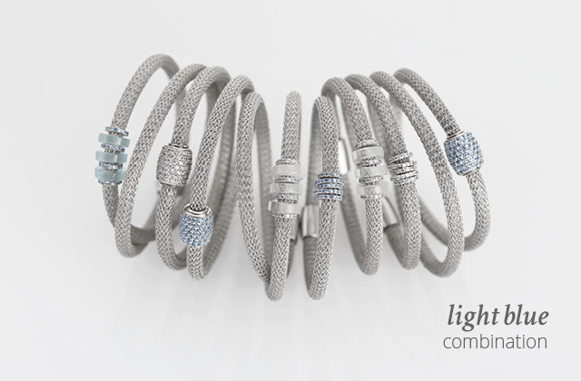 Silver Combination LOL Light-blue | ECLAT Preziosi
