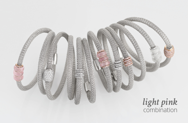 Silver Combination LOL Light-pink | ECLAT Preziosi