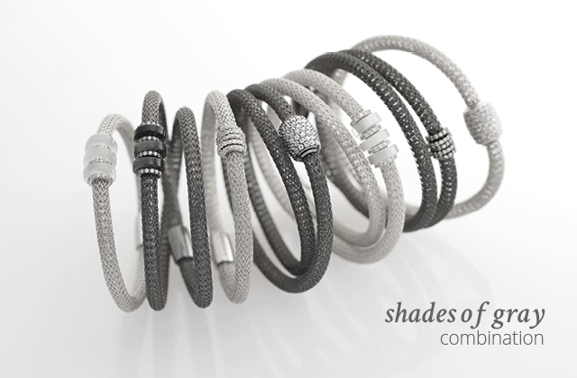 Silver Combination LOL Shades-of-gray | ECLAT Preziosi