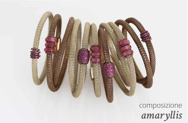 Collezione LOL Bracciali Argento Composizione Amaryllis | ECLAT Preziosi