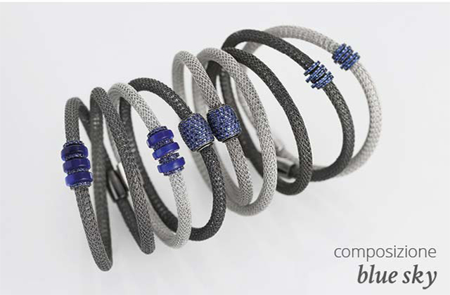 Collezione LOL Bracciali Argento Composizione Blue Sky | ECLAT Preziosi