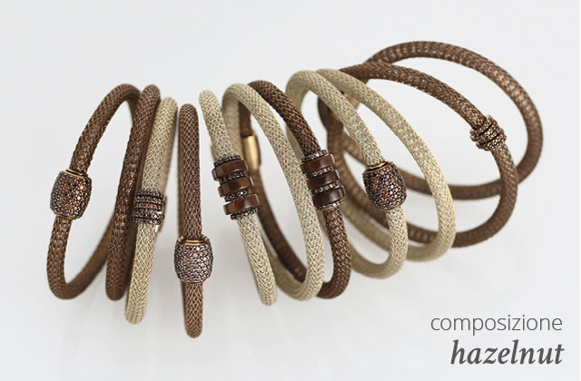 Collezione LOL Bracciali Argento Composizione Hazelnut | ECLAT Preziosi