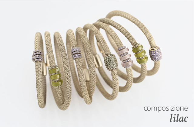 Collezione LOL Bracciali Argento Composizione Lilac | ECLAT Preziosi