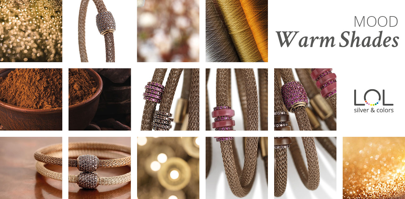 Collezione LOL Moodboard Warm Shades | ECLAT Preziosi