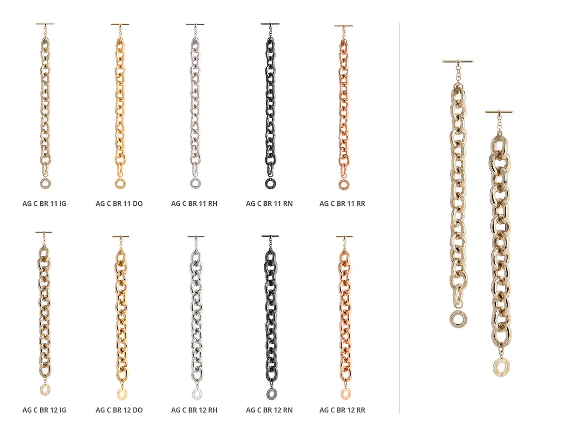 Silver Bracelets Hammer Collection 142 | ECLAT Preziosi