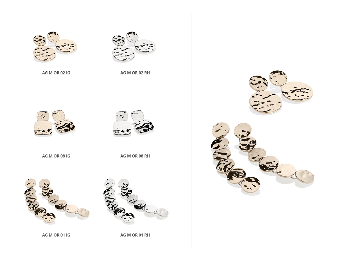 Collezione Flamme Orecchini Argento 84 | ECLAT Preziosi