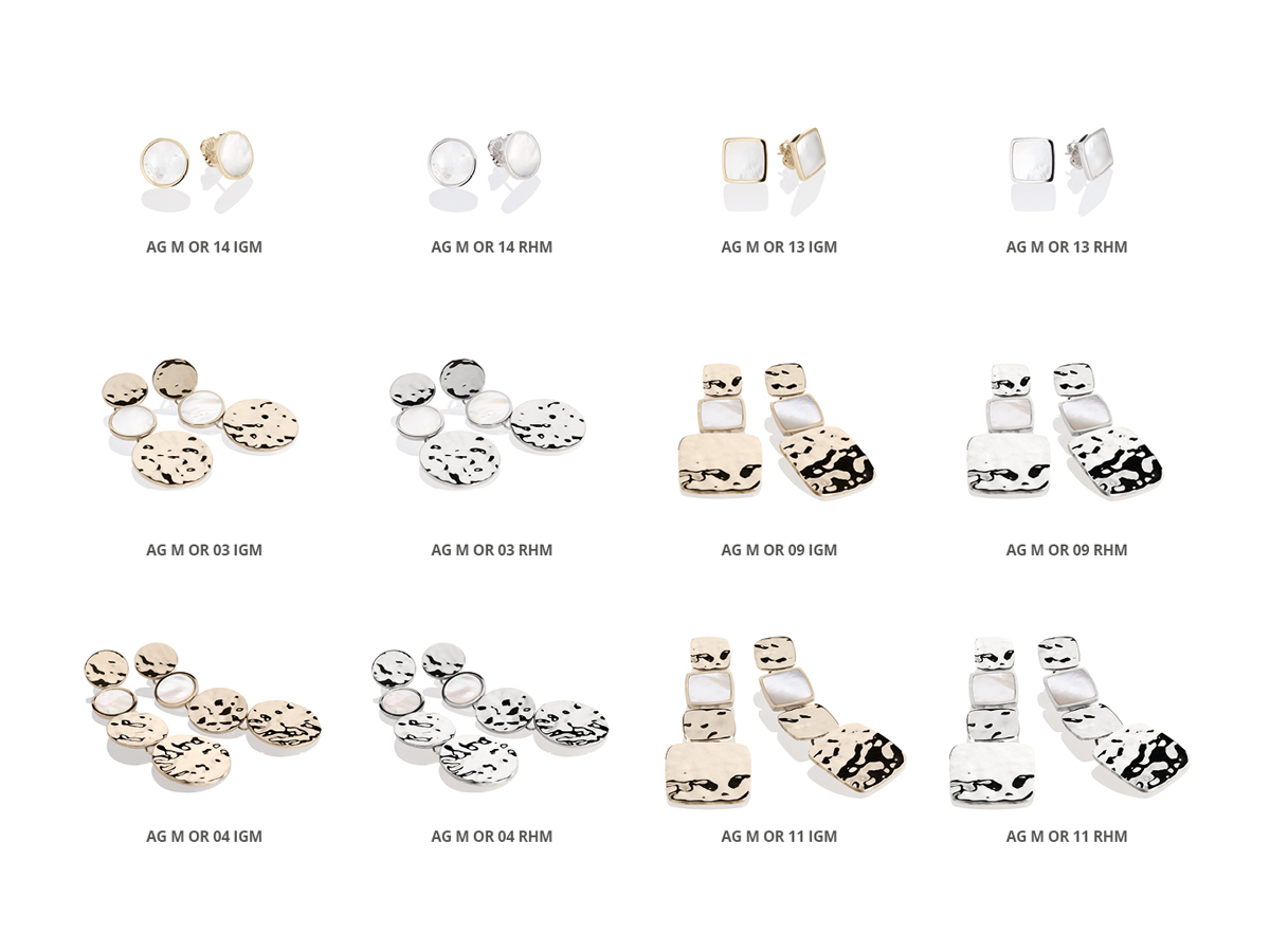 Collezione Flamme Orecchini Argento 85 | ECLAT Preziosi