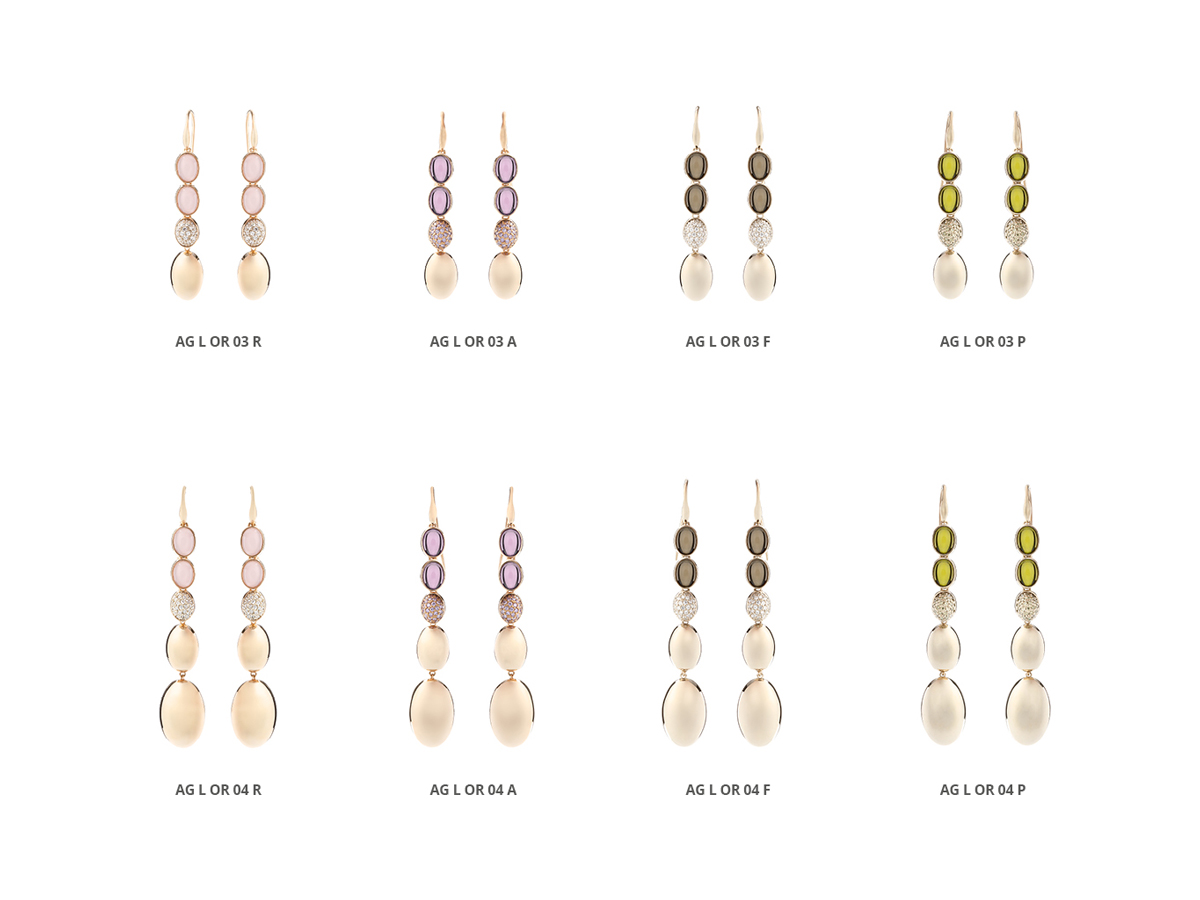Silver Earrings Luminescence Collection 119 | ECLAT Preziosi
