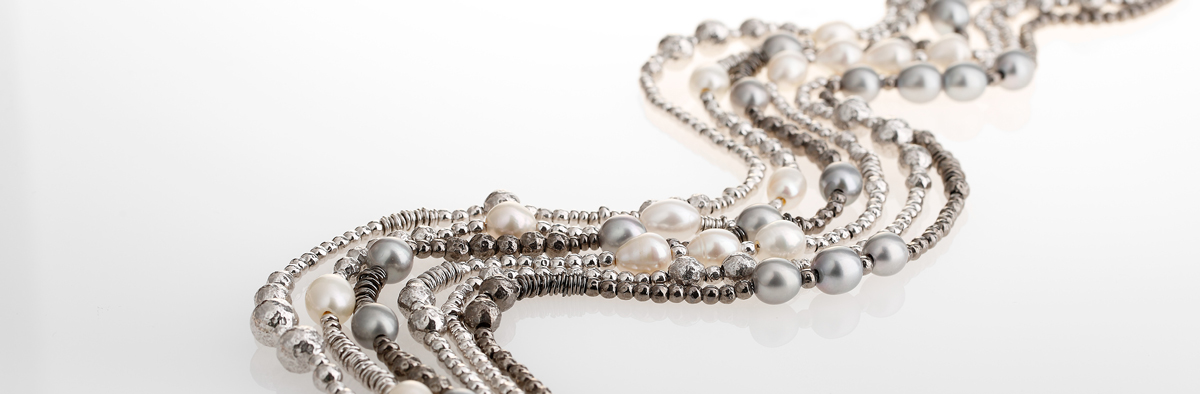 Silver Necklaces Boule Pearl Collection 46 | ECLAT Preziosi