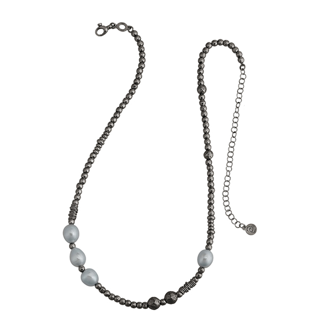 Collezione Boule Pearl Collana Argento | ECLAT Preziosi