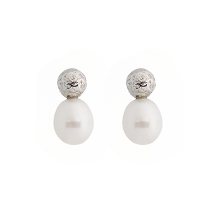 Collezione Boule Pearl Orecchini Argento 01 | ECLAT Preziosi