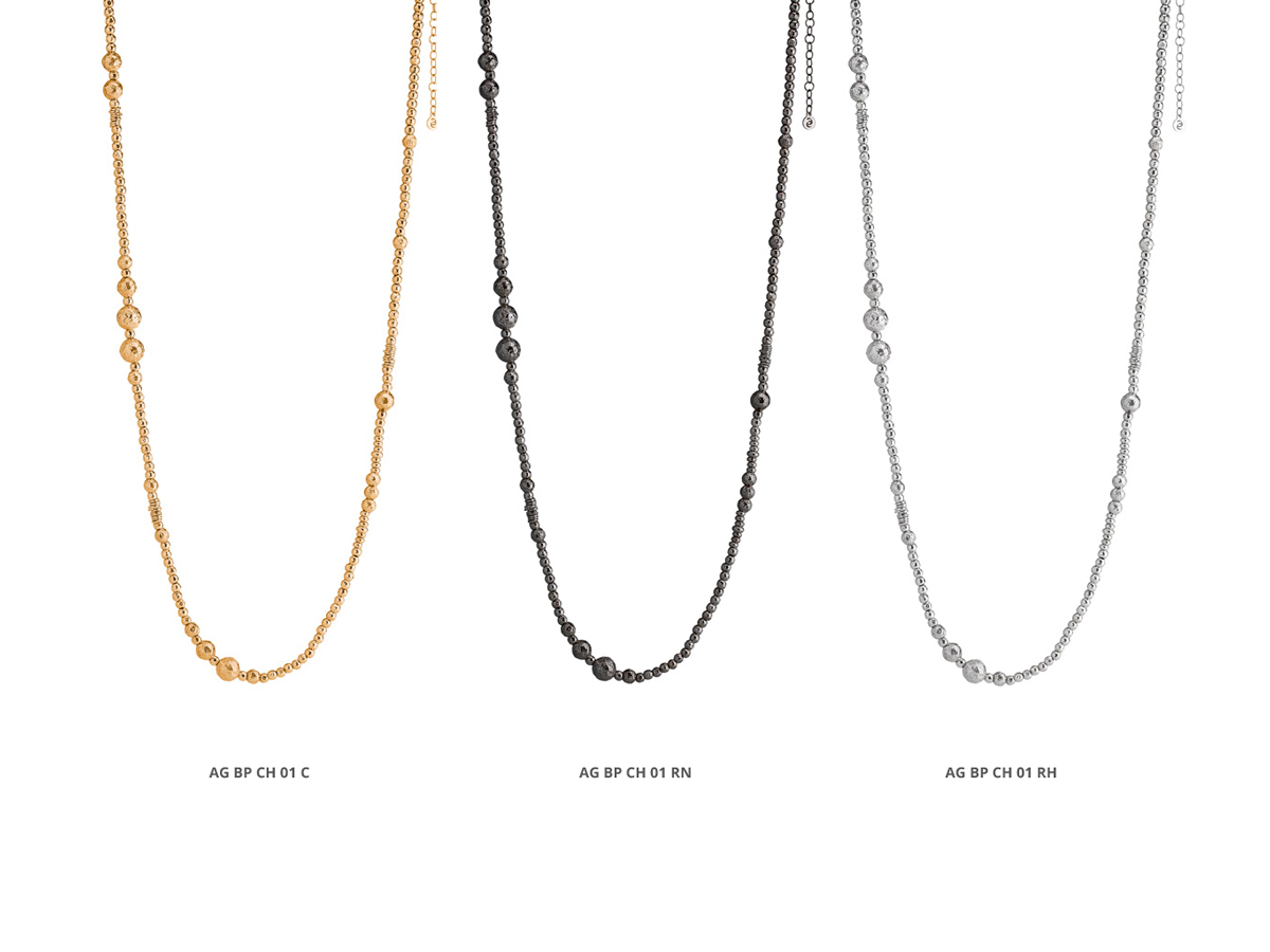 Collezione Boule Pearl Collane Argento 25 | ECLAT Preziosi