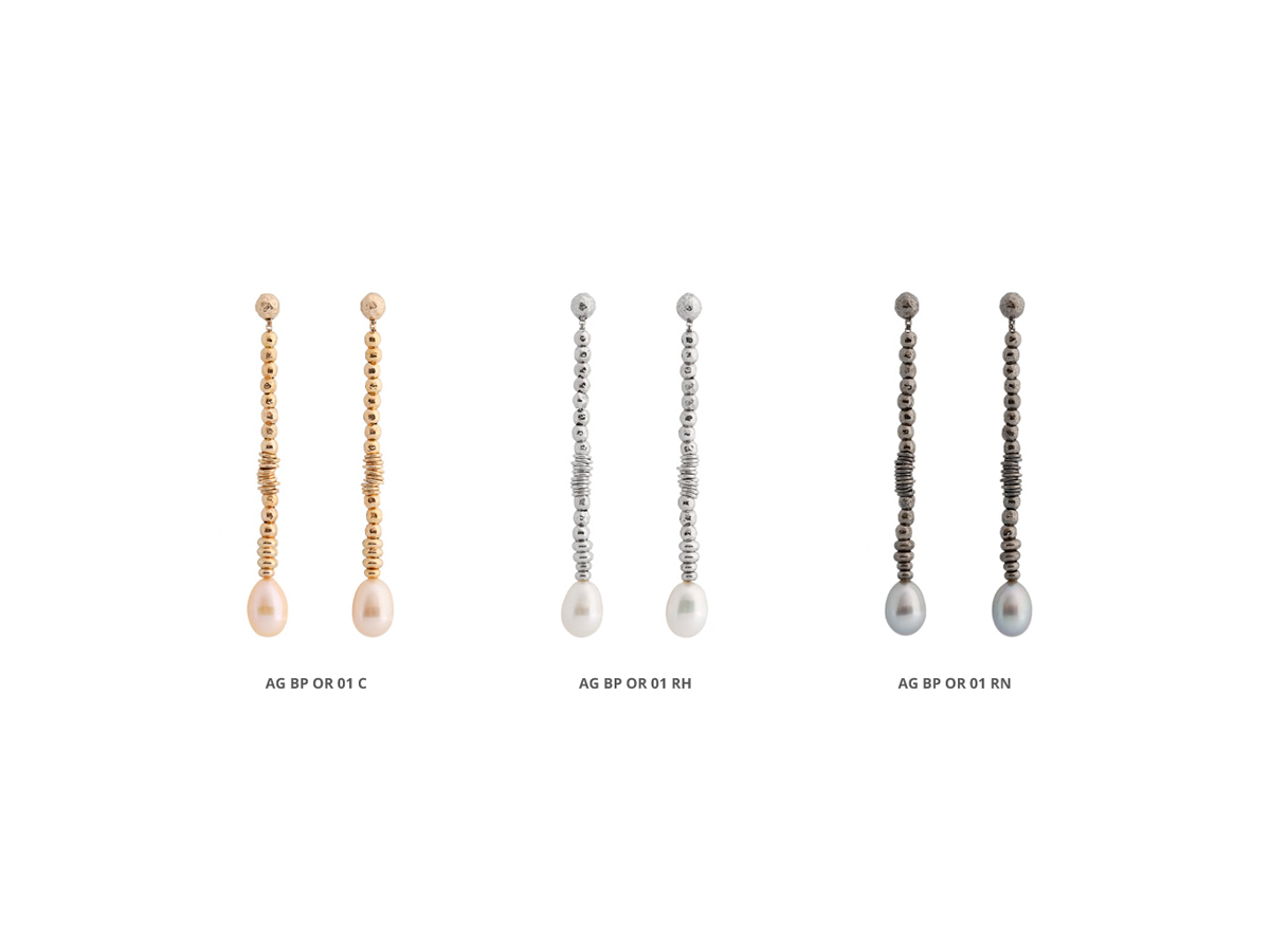 Collezione Boule Pearl Orecchini Argento 28 | ECLAT Preziosi