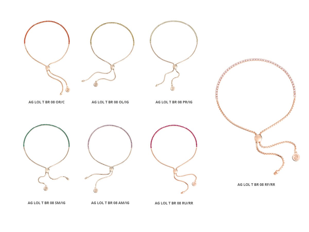LOL Collezione Tennis Bracciali Argento 01 | ECLAT Preziosi