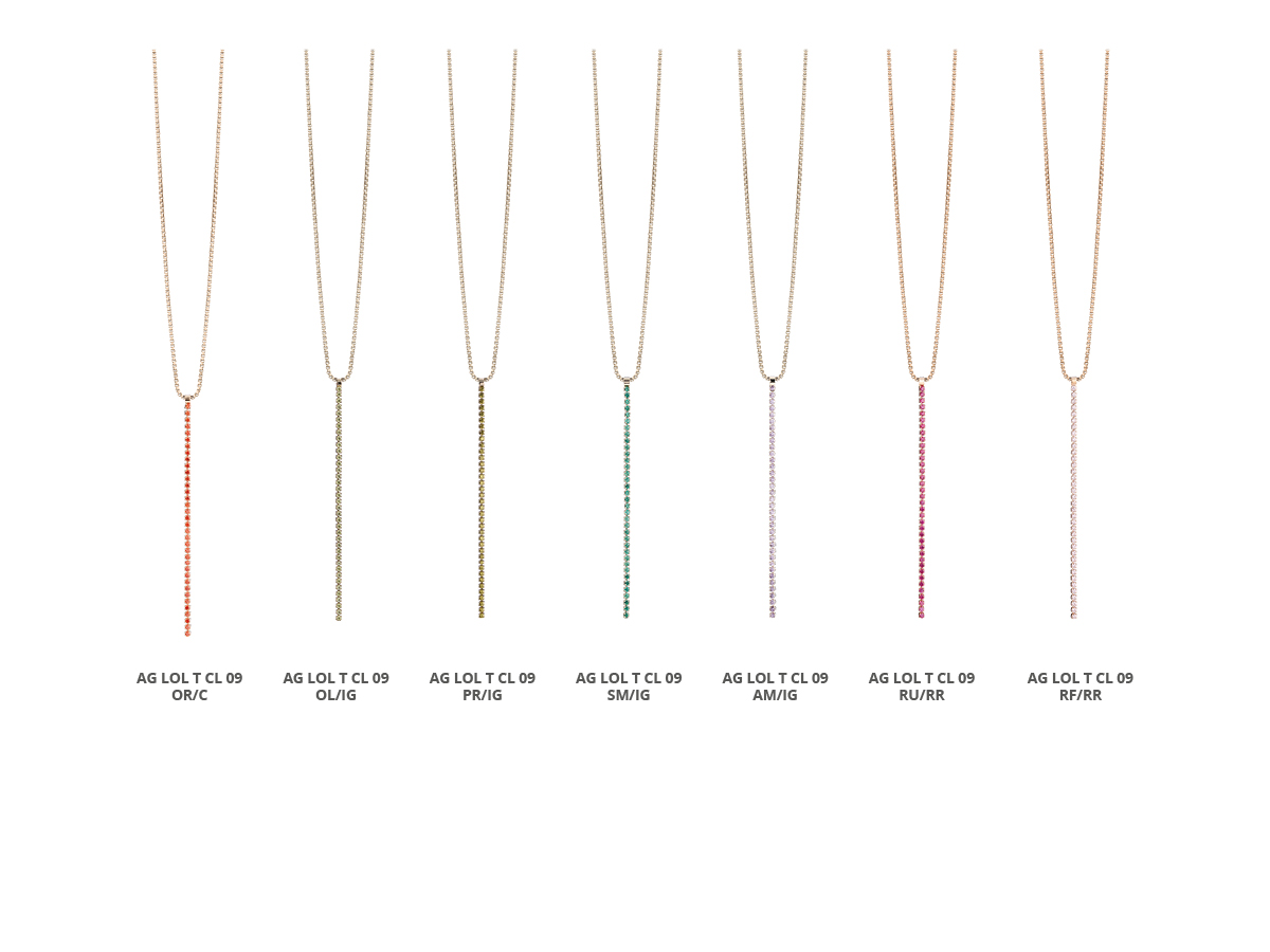 LOL Collezione Tennis Collane Argento 01 | ECLAT Preziosi