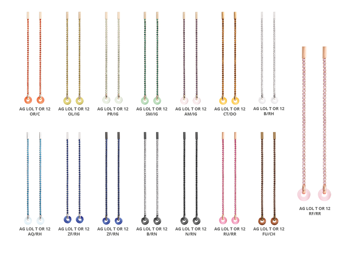 LOL Collezione Tennis Orecchini Argento 02 | ECLAT Preziosi